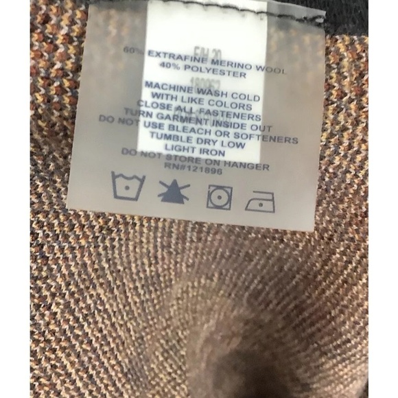 Title Nine Sz M Extra Fine Merino Wool Knit A-Line Golf Skirt Multicolor - Picture 6 of 6